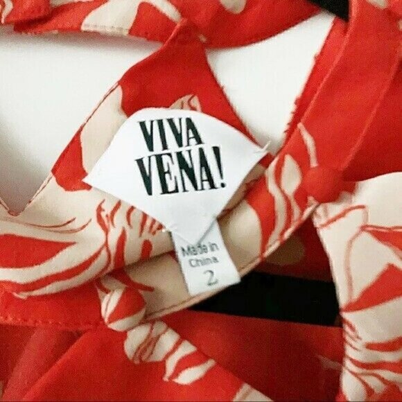 Viva Vena Chamberlan Orange Orchid Size 2 Dress As Seen On TV Women's - Picture 5 of 8